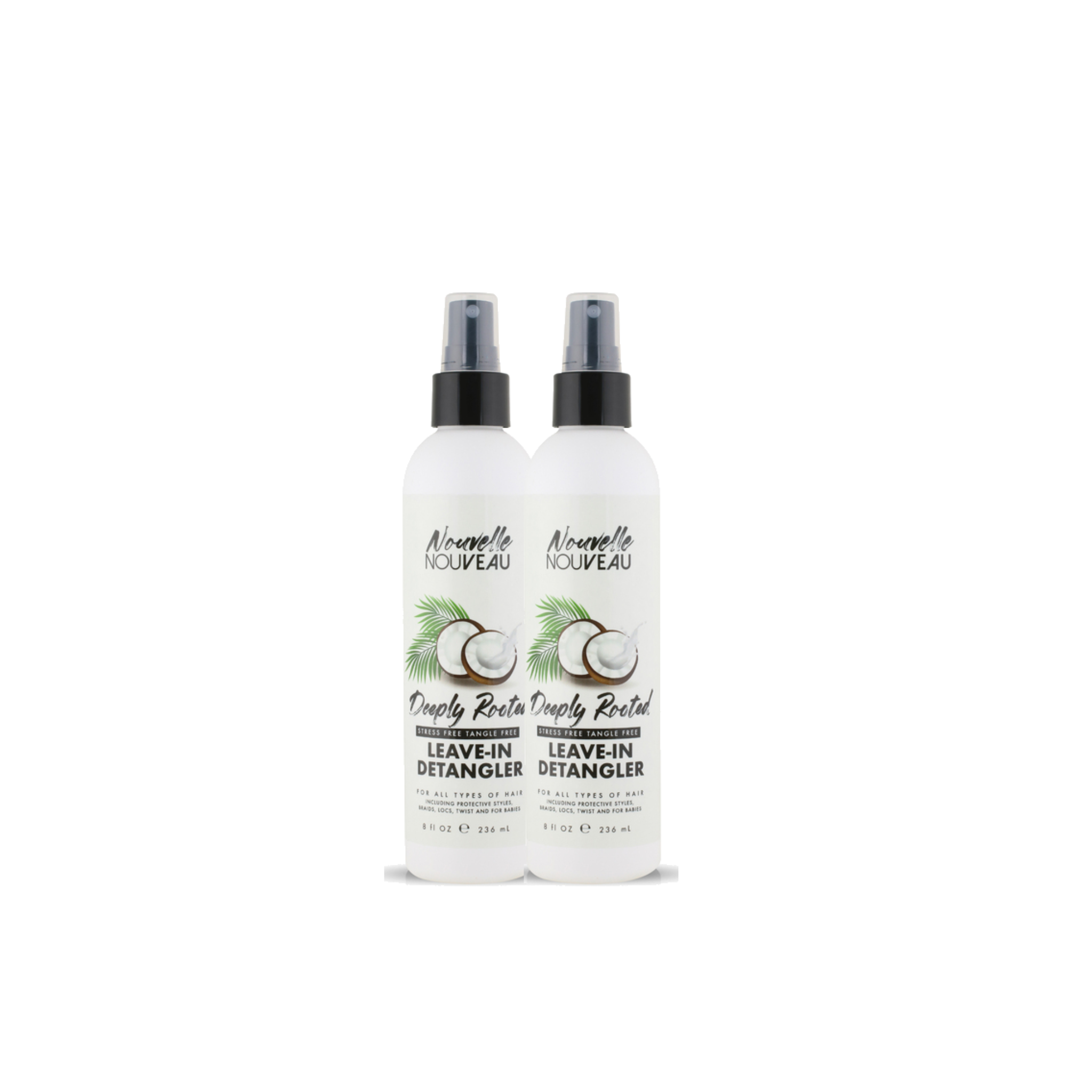 (2pc) Deeply Rooted "No Mo Crying" LV-IN Detangler Bundle