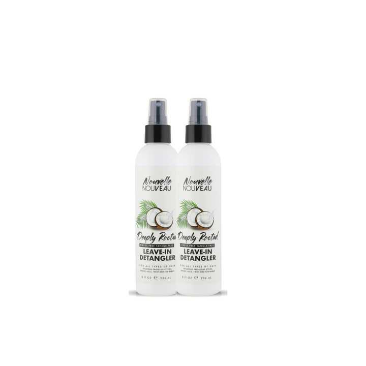 (2pc) Deeply Rooted "No Mo Crying" LV-IN Detangler Bundle